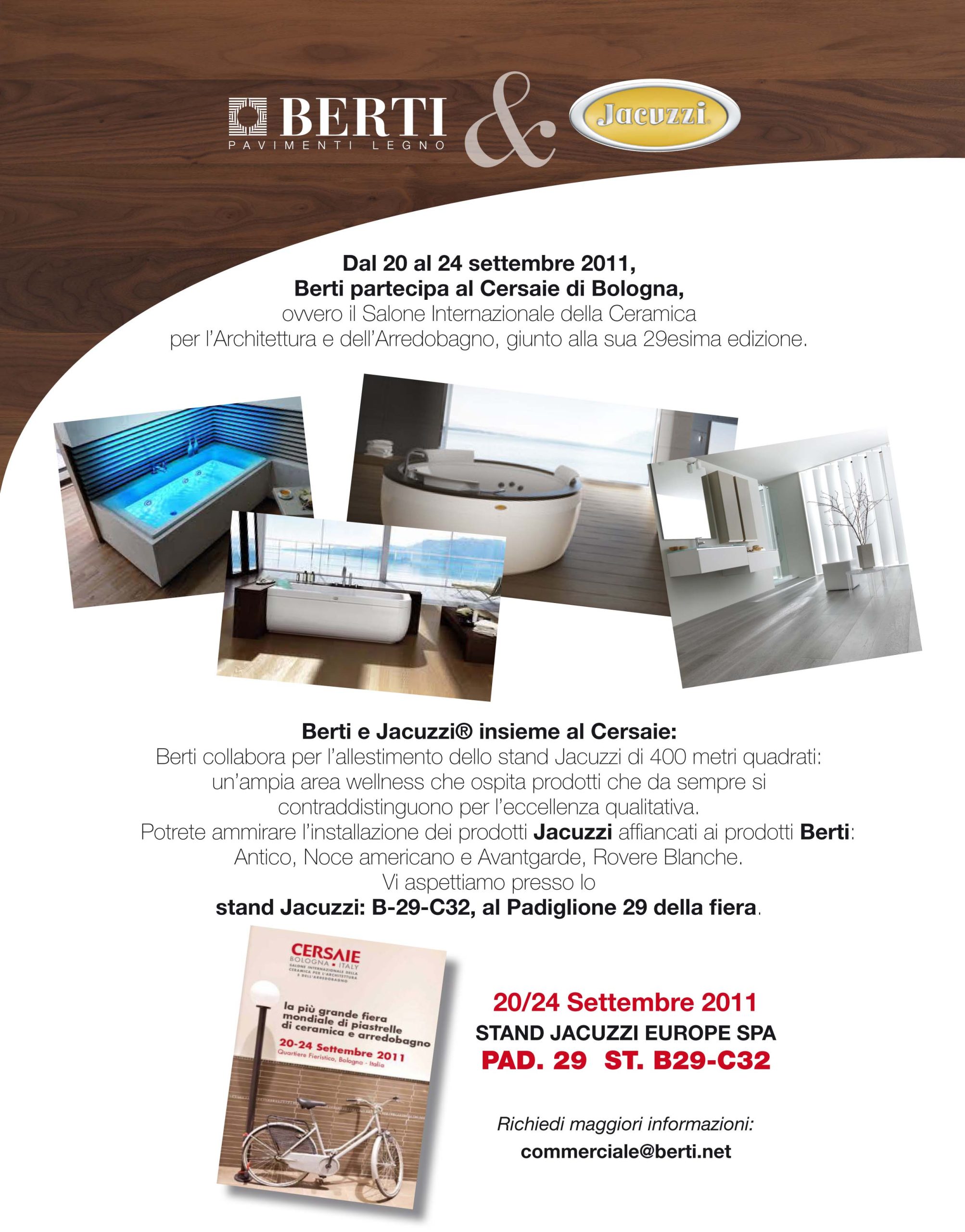 Starting tomorrow, we are at Cersaie in Bologna!