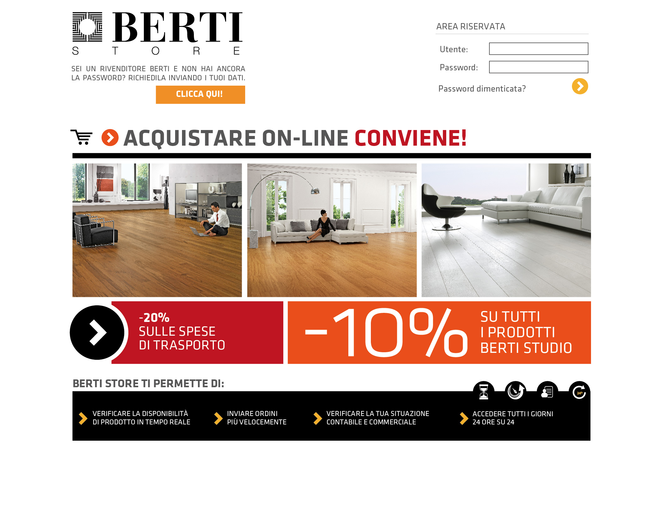 BertiStore: orders just a click away