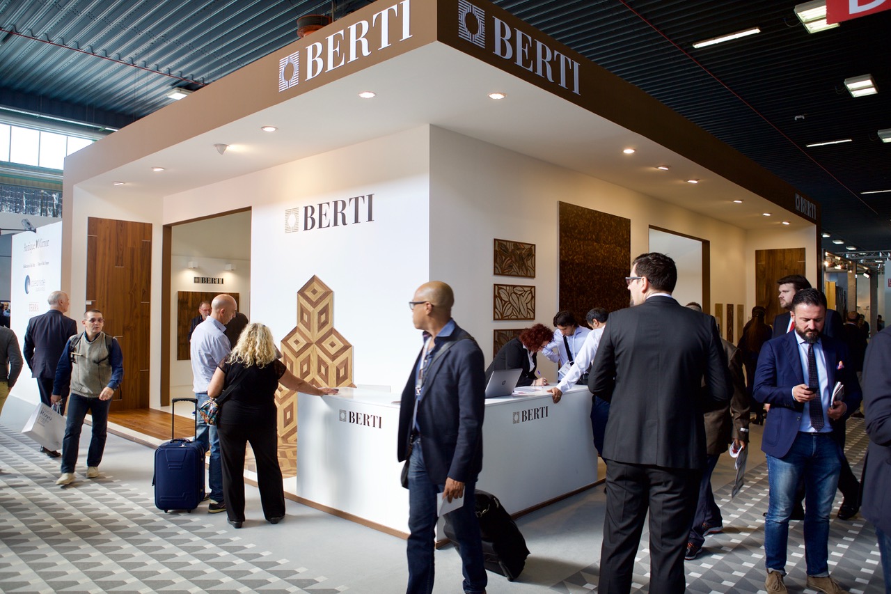 Berti and its parquet floors protagonists at Cersaie in Bologna