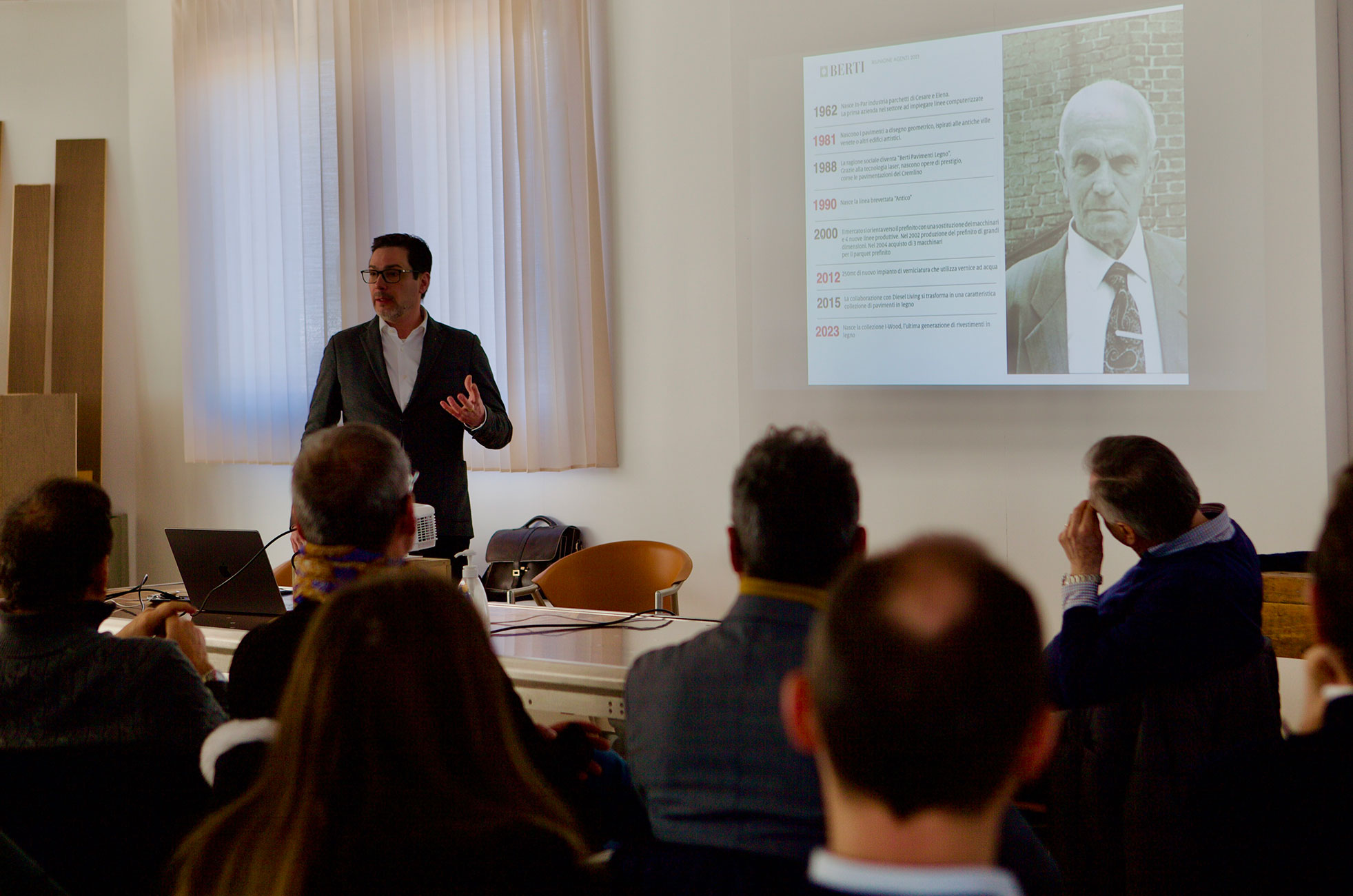 Pavimenti in legno Berti: tutte le novità al Sales Meeting